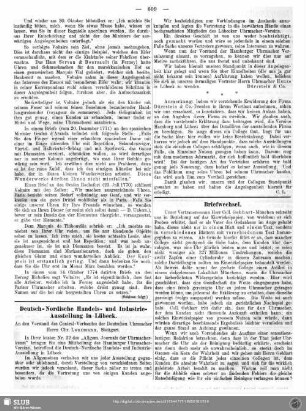 Deutsch-Nordische Handels- und Industrie-Ausstellung in Lübeck