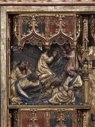 Hochaltar des Frankfurter Doms — Passion Christi in fünf Szenen — Agonie Christi in Gethsemane