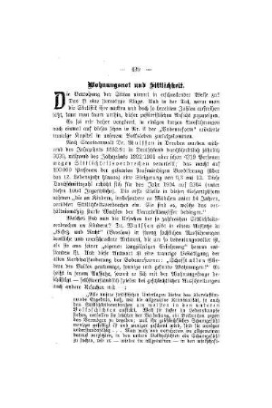 Wohnungsnot und Sittlichkeit