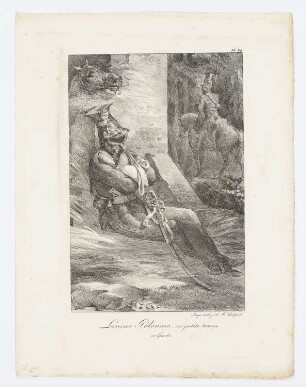 Lancier polonais, en petite tenue, Blatt 26 der Folge "Kostüme der Kaisergarde"