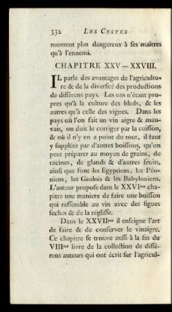 Chapitre XXV. - XXVIII.