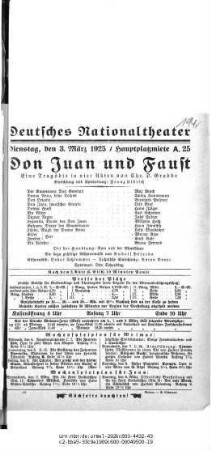 Don Juan und Faust