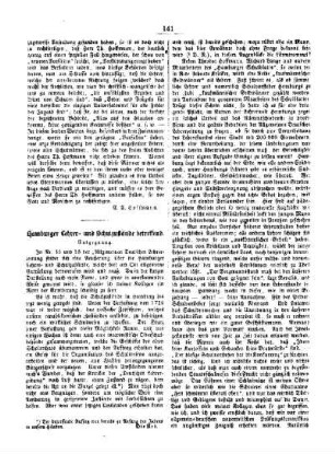 Hamburger Lehrer- und Schulzustände betreffend