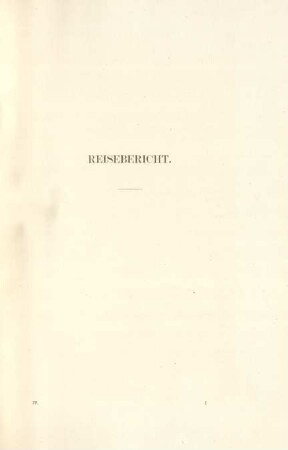 Reisebericht