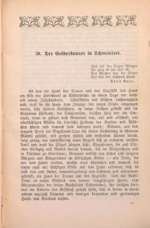 26. Der Geisterbanner in Schweinfurt.