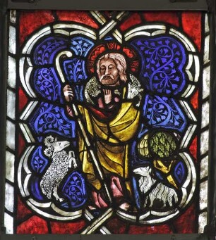 Südliches Chorfenster — Christus als Guter Hirte