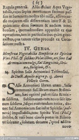 IV. GENUS.