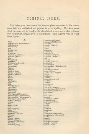 Nominal index