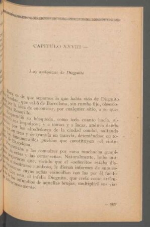 Capítulo XXVIII - Las andanzas de Dieguito