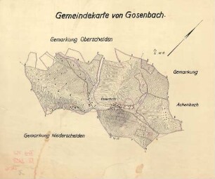 Heimatverein Gosenbach: Gemeindekarte von Gosenbach