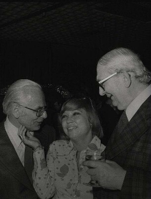 IFF1973. Rudolf Schündler, Ilse Pagé, Herbert Weißbach [23. Internationale Filmfestspiele]