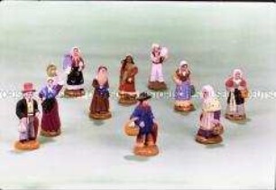 Modelleisenbahnen: Französische Trachtenfiguren für Spur 1 (1966)