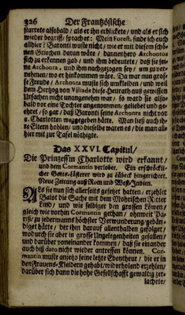 Das XXVI. Capitul.