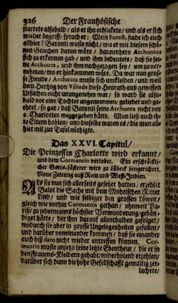 Das XXVI. Capitul.