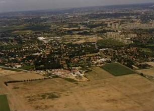 Stadtteilansicht Lockwitz, Nickern, Prohlis und Niedersedlitz mit Dohnaer Straße (F 172)