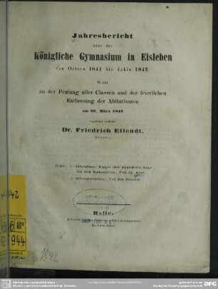 Einiges über parabolische Kegel