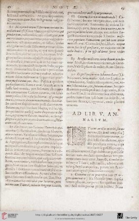 Ad Librum V. annalium notae