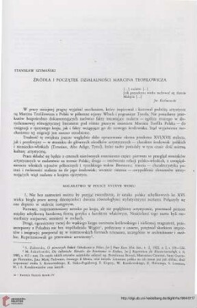 4: Źródła i początek działalności Marcina Teofilowicza