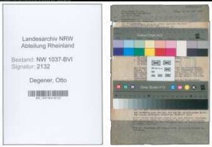 Entnazifizierung Otto Degener , geb. 22.06.1902 (Fuhrunternehmer)
