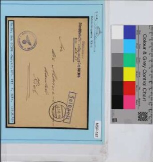 Feldpost, Schiffsname/Landeinheit: Mar. Art. Abt. 215 8. Batt. Feldpostnr. Sch 00396; Frankatur, Mi.-Nr.: [Keine]; Poststempel: 7.3.42 -19; Nebenstempel: [Keine]