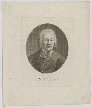 Bildnis des J. A. Ernesti