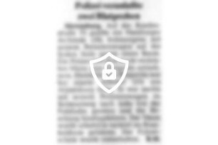 Polizei veranlaßte zwei Blutproben