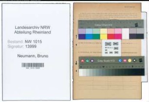 Entnazifizierung Bruno Neumann , geb. 00.00.0000 (Polizeiwachtmeister)