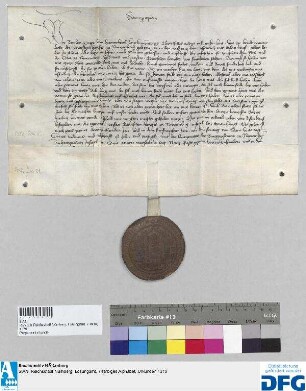Das Landgericht des Burggraftums Nürnberg stellt ein Vidimus aus von der Urkunde d.d. 11. Juni 1350.