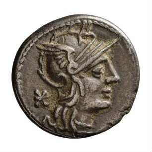 Münze, Denar, 126 v. Chr.