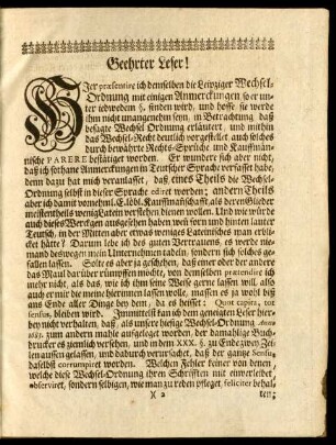 Geehrter Leser!