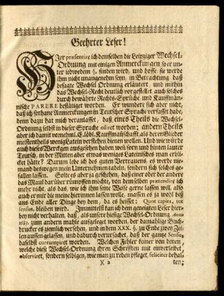 Geehrter Leser!