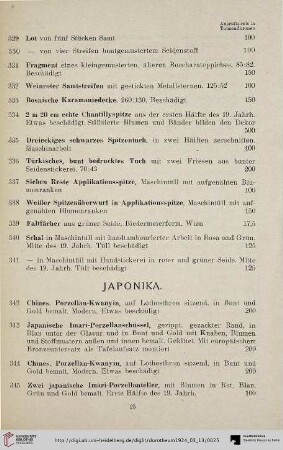 Japonika (Nr. 342-352)