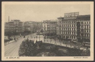 Ansichtskarte Berliner Morgenpost an der Kottbusser Brücke