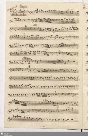 1323. Aria: Perche togliermi lo Sposo / Cimarosa, D.
