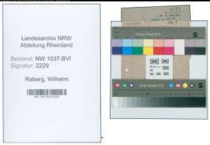 Entnazifizierung Wilhelm Raberg , geb. 16.05.1911 (Studienrat)