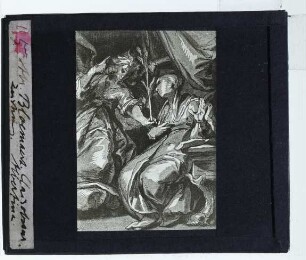 Bloemaert (Kopie nach), Verkündigung (Zeichnung) (Wien Albertina 8108)