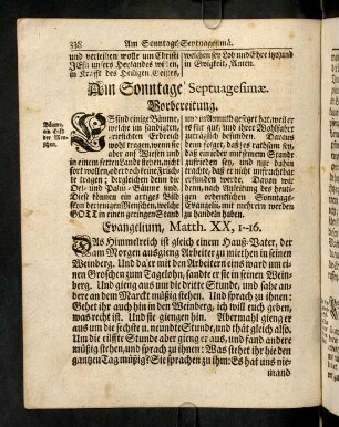 338-356, Am Sonntage Septuagesimae