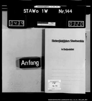Übersendung des Depositengeldes durch das Friedensgericht des Stadtkantons Helmstedt und die Auszahlung eines Depositums