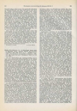 663-665 [Rezension] Pastor Piñeiro, Félix Alejandro, La eclesiología juanea según E. Schweizer