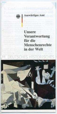 Informationsblatt des Auswärtigen Amts über die Einhaltung der Menschenrechte
