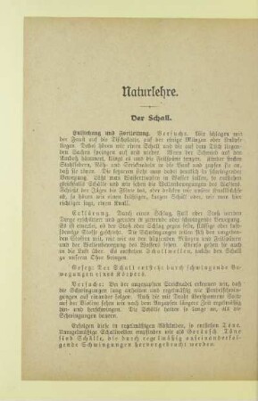 Naturlehre