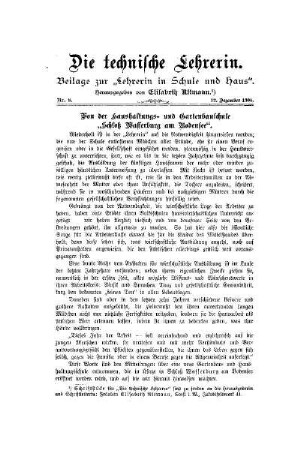 Von der Haushaltungs- und Gartenbauschule "Schloß Wasserburg am Bodensee"