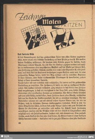 13. Zeichnen, Malen, Spritzen