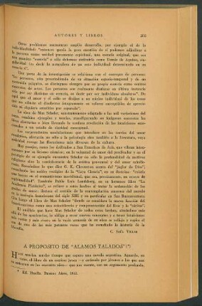 A proposito de "Alamos Talados"