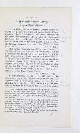 II. Gesellschaftliches Leben