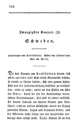 Zwanzigstes Kapitel. (2) Schweden