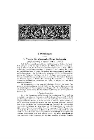 Verein für wissenschaftliche Pädagogik