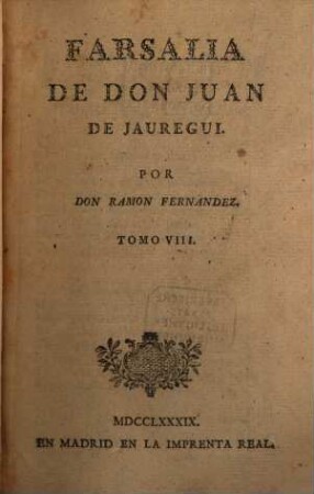 Rimas De Don Juan De Jauregui : Pharsalia. [3]