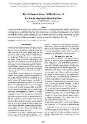 The KiezDeutsch Korpus (KiDKo) Release 1.0