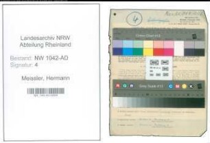 Entnazifizierung Hermann Meissler , geb. 01.01.1896 (Vermessungsinspektor)